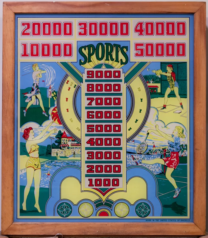 134-pinball-silver-ball-ranch-4526.jpg pinball machine - Preview image showing playfield artwork and design details