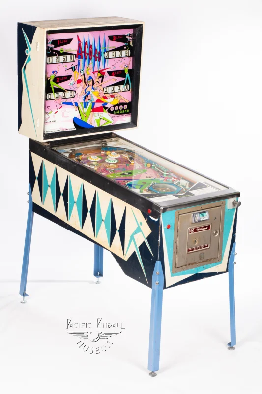 a-go-go-1215-34.jpg pinball machine - Preview image showing playfield artwork and design details