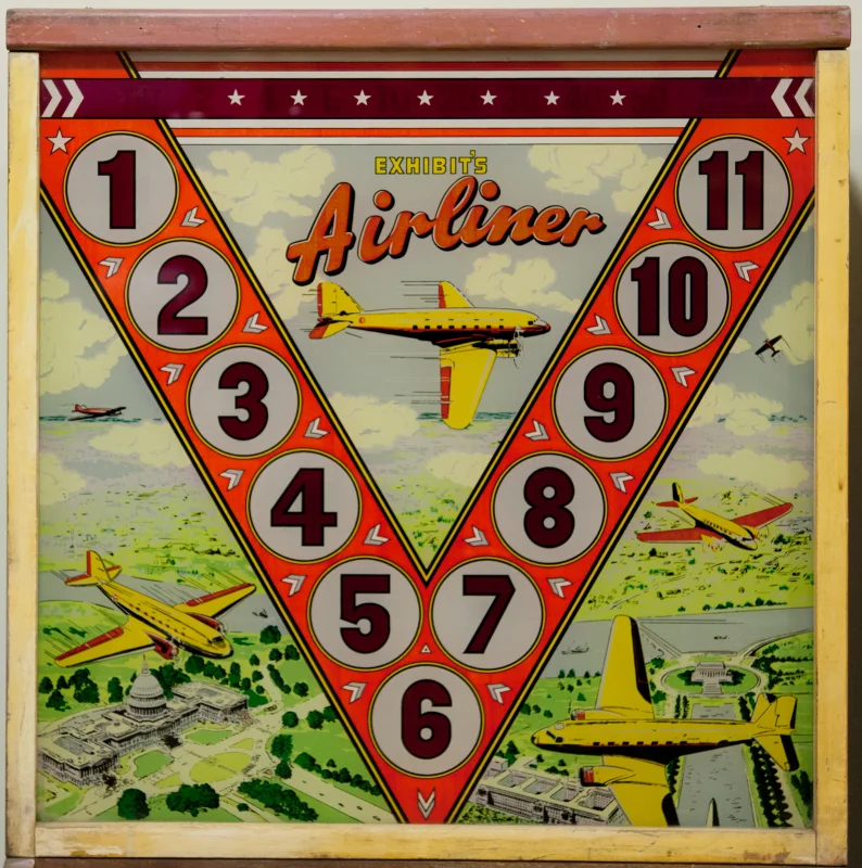 airliner-4542-bg.jpg pinball machine - Preview image showing playfield artwork and design details