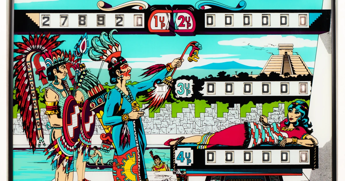 Aztec by Williams Electronics (1976) - High-Resolution Pinball Gallery