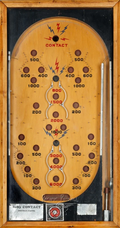 baby-contact-3268-pf.jpg pinball machine - Preview image showing playfield artwork and design details