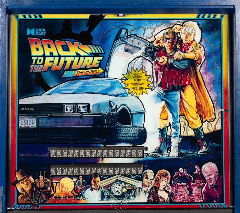 back-to-the-future-501-bg.jpg pinball machine - Preview image showing playfield artwork and design details