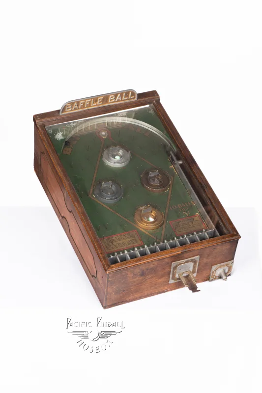 baffle-ball-1639-34.jpg pinball machine - Preview image showing playfield artwork and design details