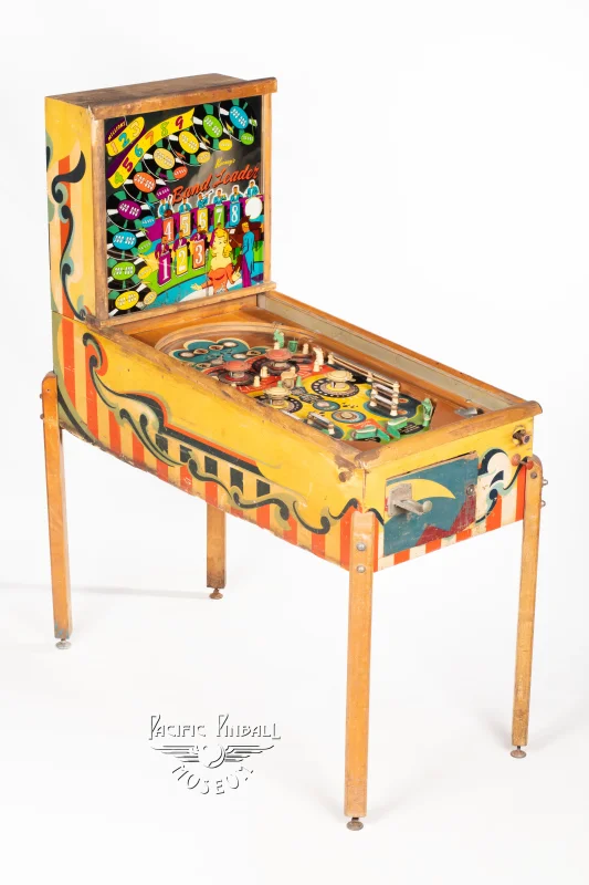 band-leader-1182-34.jpg pinball machine - Preview image showing playfield artwork and design details
