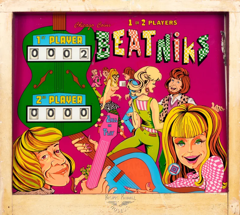beatniks-855-bg.jpg pinball machine - Preview image showing playfield artwork and design details