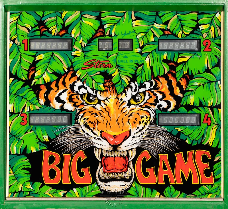 big-game-1026-bg.jpg pinball machine - Preview image showing playfield artwork and design details