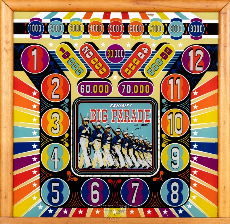 big-parade-1221-bg.jpg pinball machine - Preview image showing playfield artwork and design details