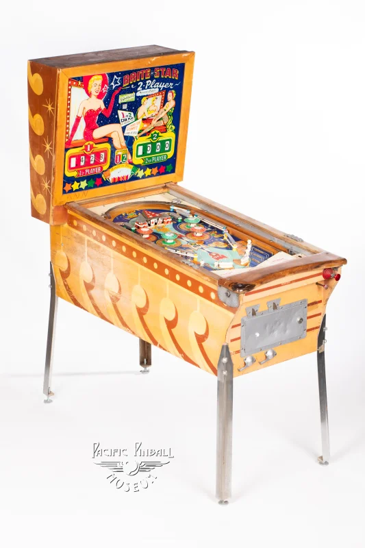 brite-star-1291-34.jpg pinball machine - Preview image showing playfield artwork and design details