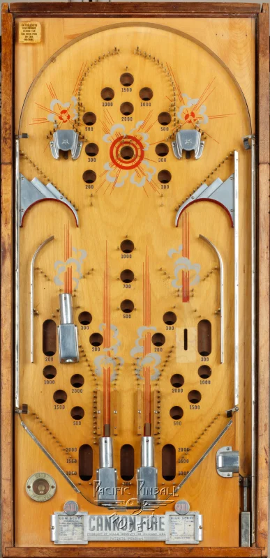 cannon-fire-2865-pf.jpg pinball machine - Preview image showing playfield artwork and design details