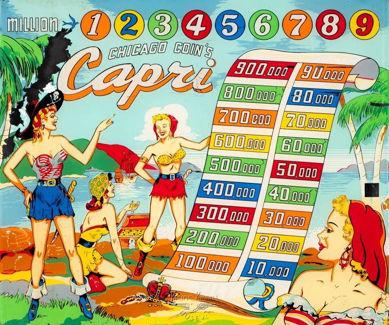 capri-1539-bg.jpg pinball machine - Preview image showing playfield artwork and design details