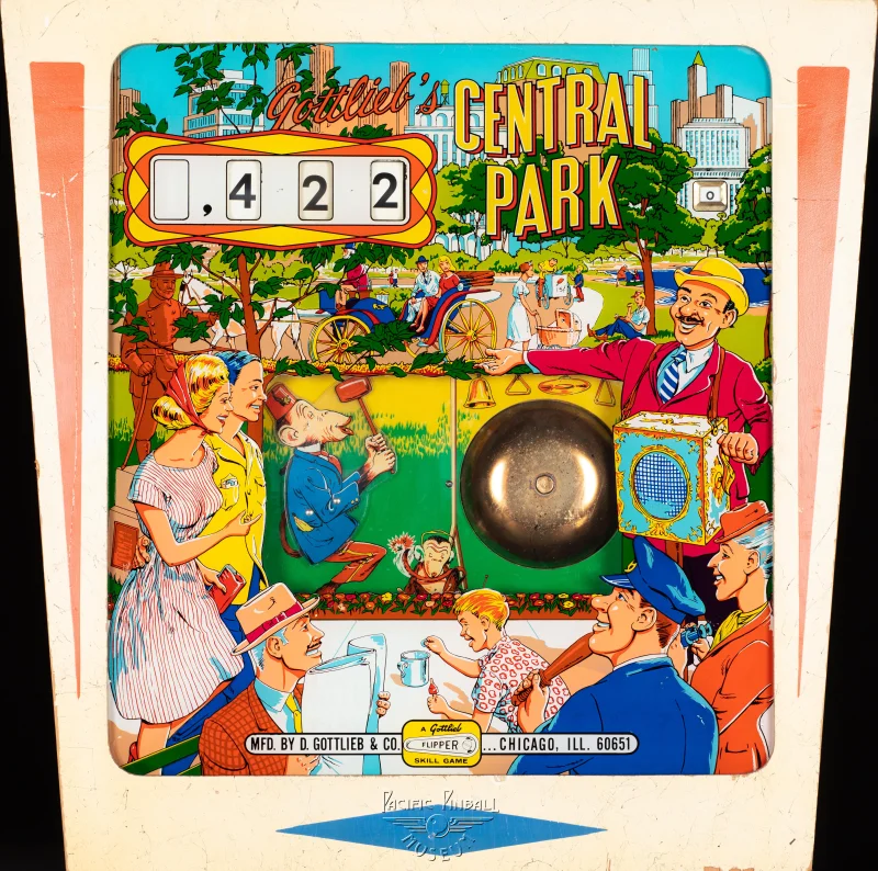 central-park-425-bg.jpg pinball machine - Preview image showing playfield artwork and design details