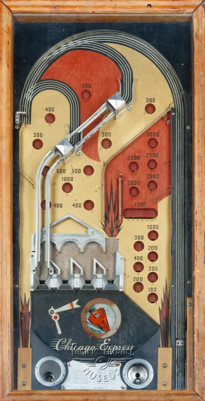 chicago-express-3278-pf.jpg pinball machine - Preview image showing playfield artwork and design details