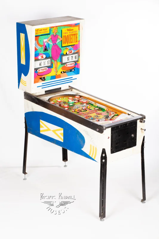 coquette-1251-34.jpg pinball machine - Preview image showing playfield artwork and design details