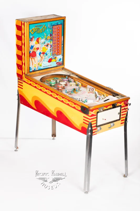 criss-cross-378-34.jpg pinball machine - Preview image showing playfield artwork and design details
