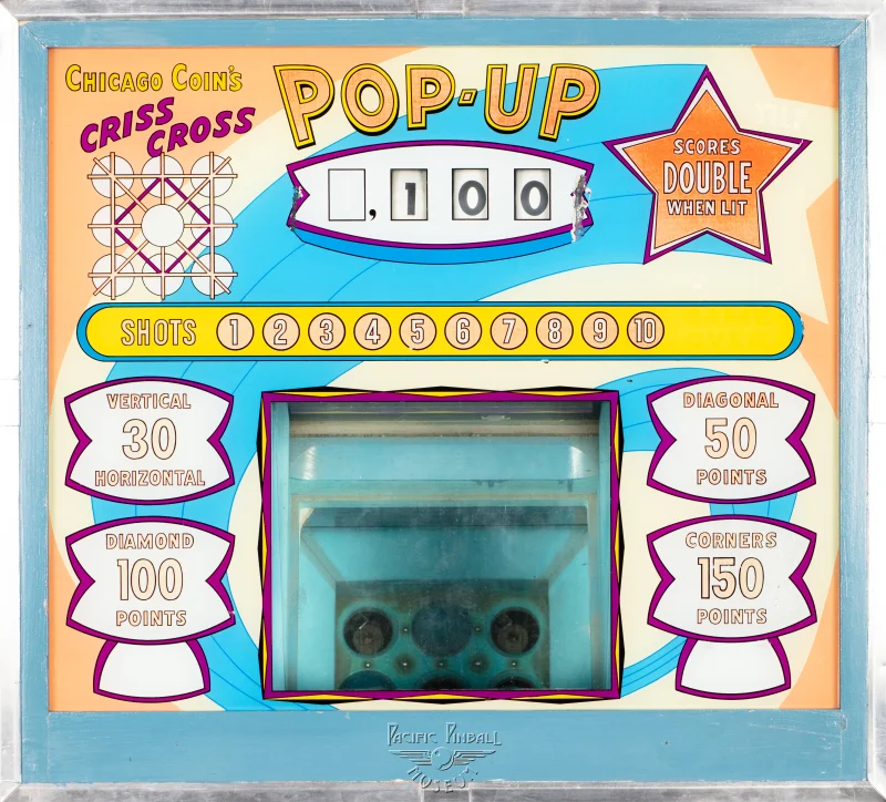 criss-cross-pop-up-298-bg.jpg pinball machine - Preview image showing playfield artwork and design details