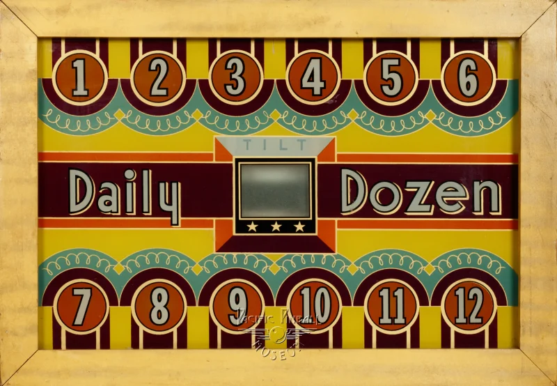 daily-dozen-3111-bg.jpg pinball machine - Preview image showing playfield artwork and design details