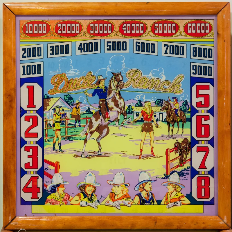 dude-ranch-4523-bg.webp pinball machine - Preview image showing playfield artwork and design details