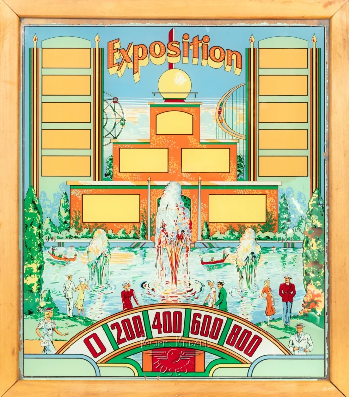 exposition-2154-bg.jpg pinball machine - Preview image showing playfield artwork and design details