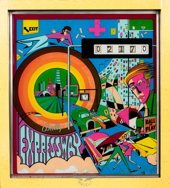 expressway-726-bg.jpg pinball machine - Preview image showing playfield artwork and design details