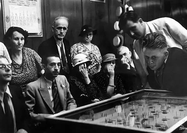 Witness Lloyd Federmeyer at Gambling Trial, 1934 (LA Public Library Archives)