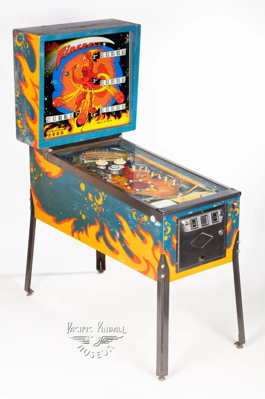 fireball-98-34.jpg pinball machine - Preview image showing playfield artwork and design details