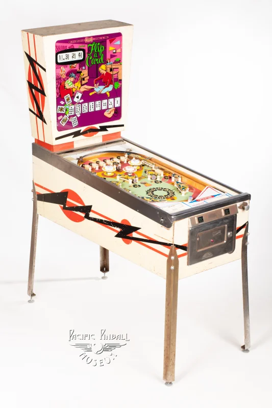 flip-a-card-118-34.jpg pinball machine - Preview image showing playfield artwork and design details