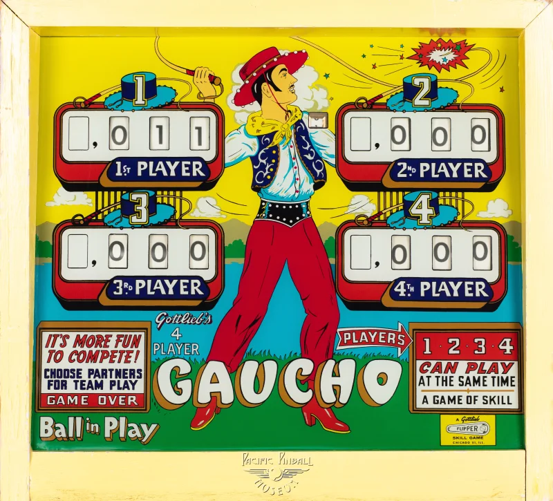 gaucho-415-bg.jpg pinball machine - Preview image showing playfield artwork and design details