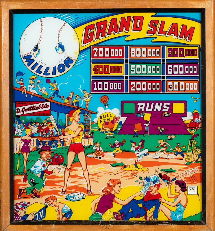 grand-slam-1328-bg.jpg pinball machine - Preview image showing playfield artwork and design details