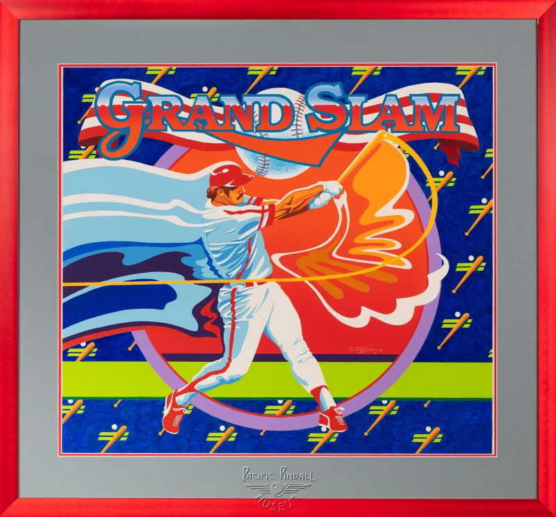 grand-slam-artwork-bg.jpg pinball machine - Preview image showing playfield artwork and design details