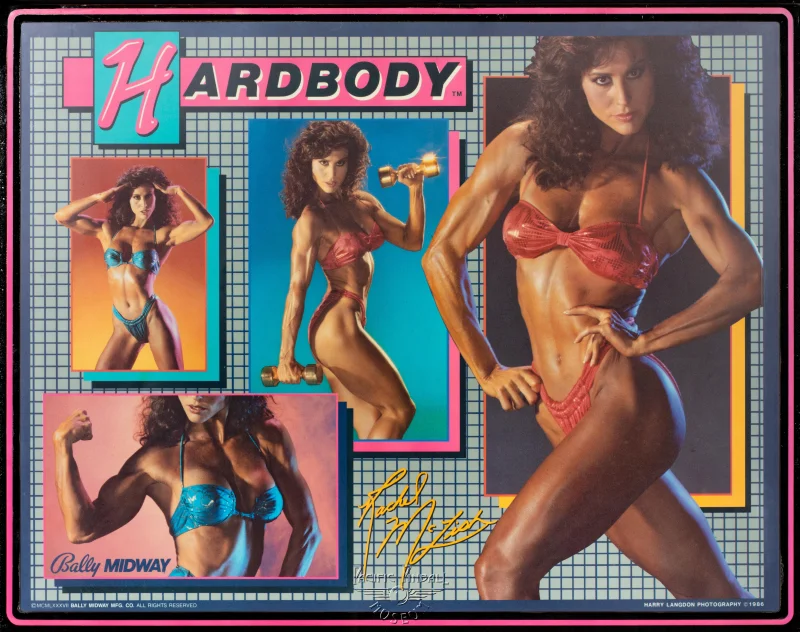 hardbody-594-bg.jpg pinball machine - Preview image showing playfield artwork and design details