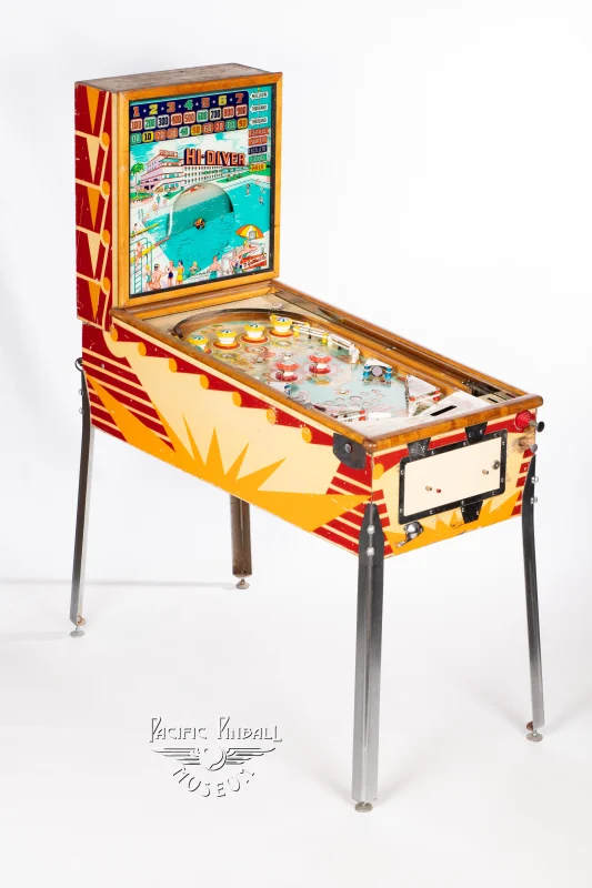 hi-diver-383-34.jpg pinball machine - Preview image showing playfield artwork and design details