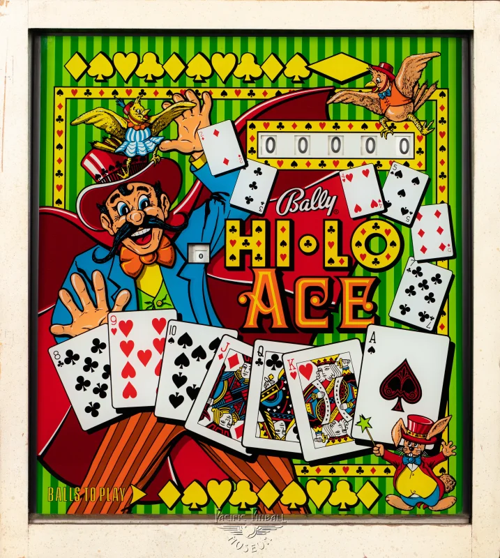 hi-lo-ace-622-bg.jpg pinball machine - Preview image showing playfield artwork and design details