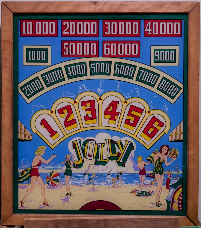 jolly-4527-bg.jpg pinball machine - Preview image showing playfield artwork and design details