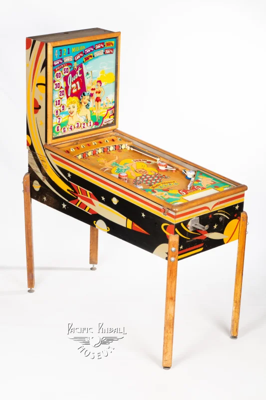 just-21-213-34.jpg pinball machine - Preview image showing playfield artwork and design details