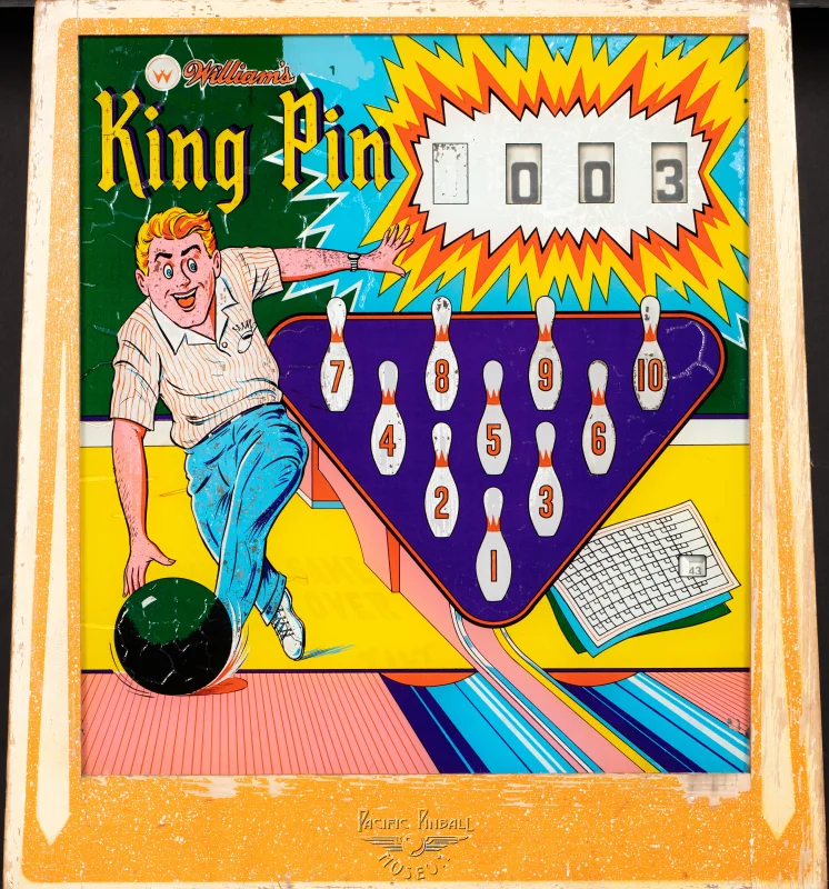 king-pin-974-bg.jpg pinball machine - Preview image showing playfield artwork and design details