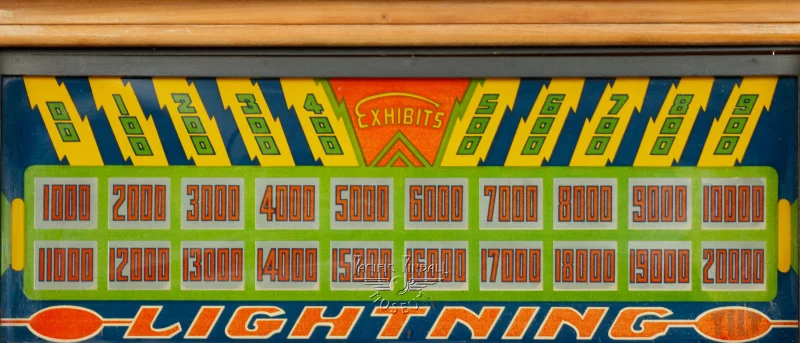 lightning-3105-bg.jpg pinball machine - Preview image showing playfield artwork and design details