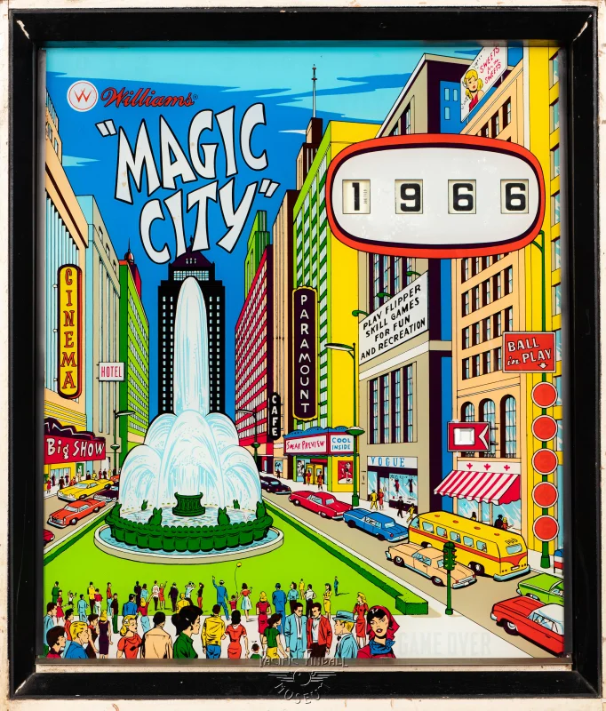 magic-city-994-bg.jpg pinball machine - Preview image showing playfield artwork and design details