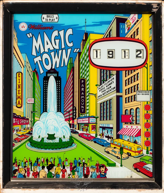 magic-town-992-bg.jpg pinball machine - Preview image showing playfield artwork and design details