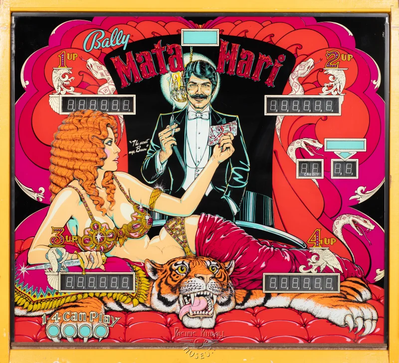 mata-hari-555-bg.jpg pinball machine - Preview image showing playfield artwork and design details