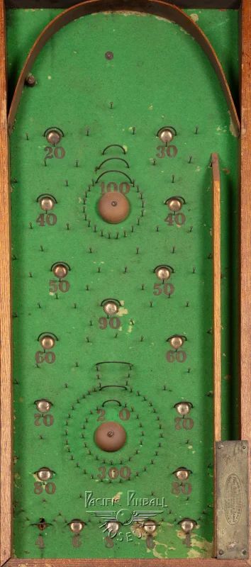 medium-bagatelle-2200-pf.jpg pinball machine - Preview image showing playfield artwork and design details