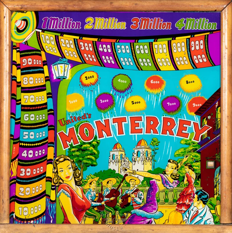 monterrey-1413-bg.jpg pinball machine - Preview image showing playfield artwork and design details