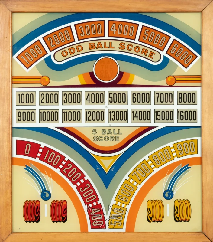 odd-ball-2144-bg.jpg pinball machine - Preview image showing playfield artwork and design details