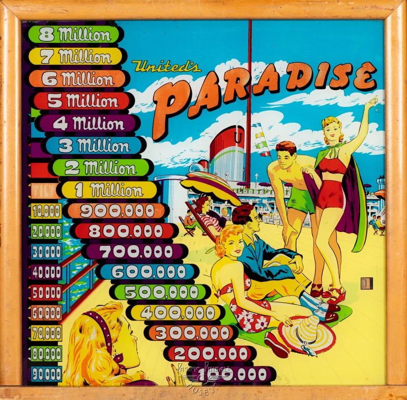 paradise-1349-bg.jpg pinball machine - Preview image showing playfield artwork and design details