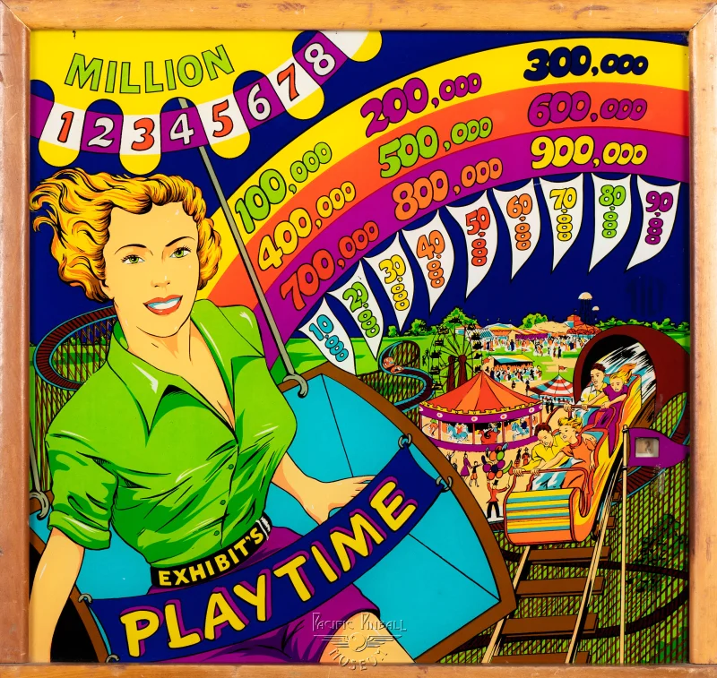 playtime-1508-bg.jpg pinball machine - Preview image showing playfield artwork and design details