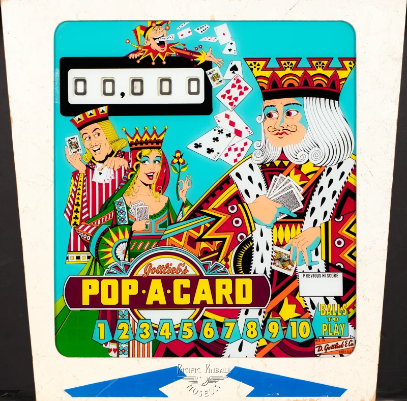 pop-a-card-875-bg.jpg pinball machine - Preview image showing playfield artwork and design details