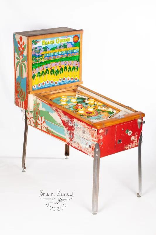 ppm-beach-queens-351-34-print.jpg pinball machine - 1960 Bally Beach Queens 3/4 View