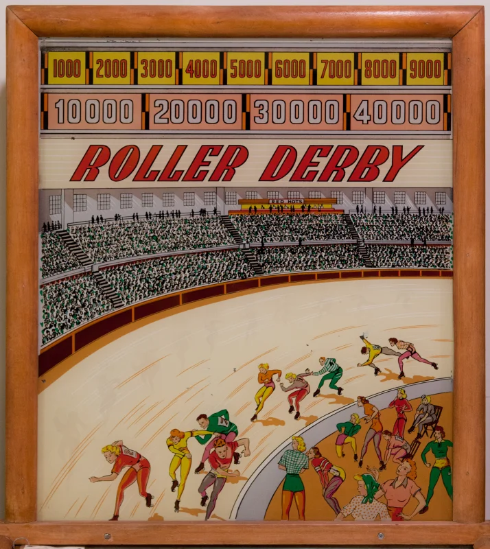 rollerderby-4552-bg.jpg pinball machine - Preview image showing playfield artwork and design details