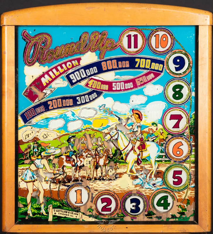 round-up-1365-bg.jpg pinball machine - Preview image showing playfield artwork and design details