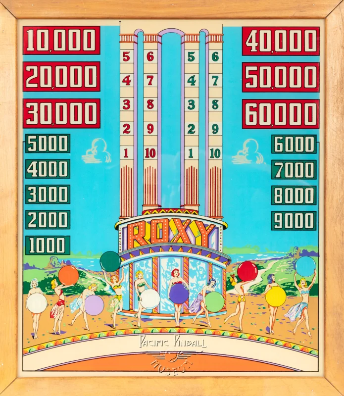 roxy-1841-bg.jpg pinball machine - Preview image showing playfield artwork and design details