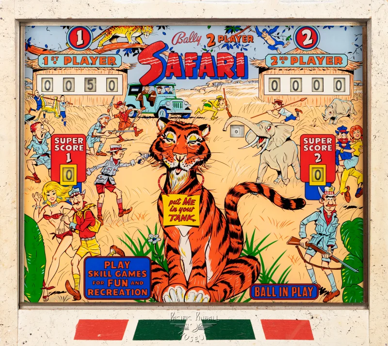 safari-836-bg.jpg pinball machine - Preview image showing playfield artwork and design details